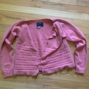 Class Roberto Cavalli Pink Cardigan Small